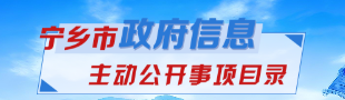 寧鄉(xiāng)市政府信息主動公開事項目錄